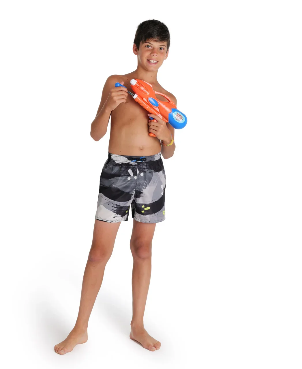 Boys' Beach Boxers Multi Grey - Image 3