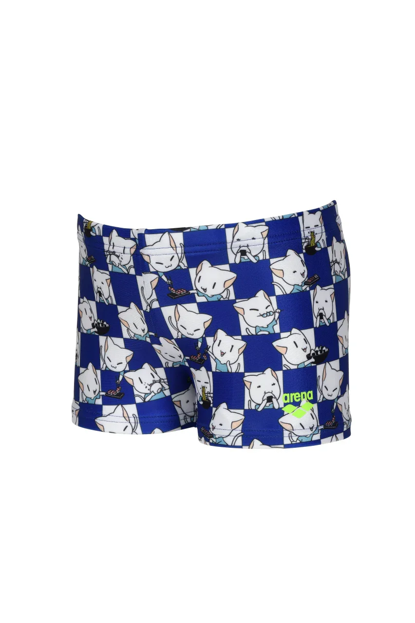 Kids Boys' Arena Friends Swim Short Kittens Print - Image 4