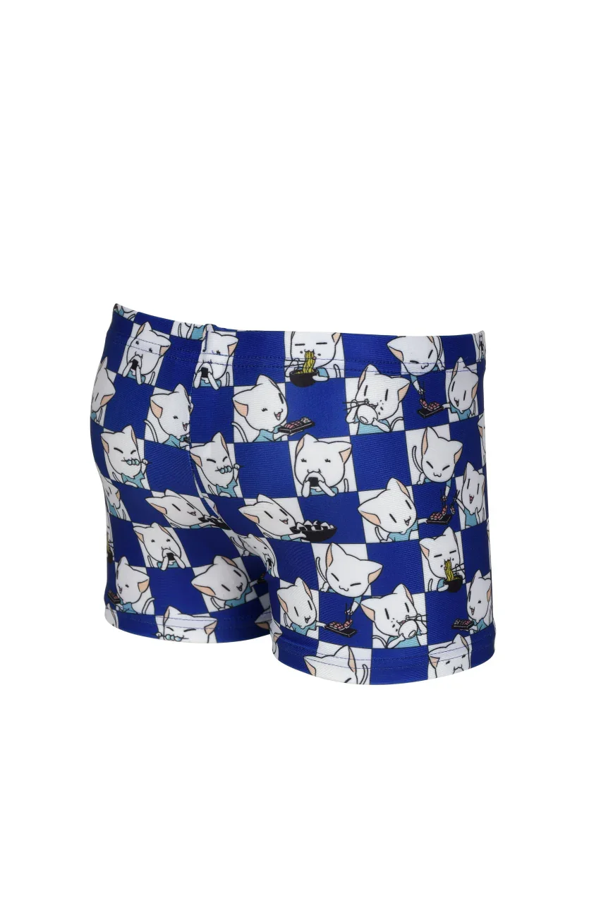 Kids Boys' Arena Friends Swim Short Kittens Print - Image 5